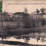 Etang du chateau des Garets à Ars sur Formans dans la Dombes en 1924