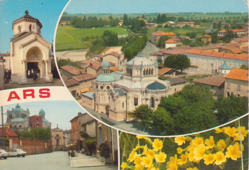 Carte souvenir d'Ars sur Formans dans la Dombes 