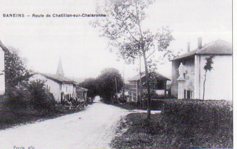 Route de Chatillon sur Chalaronne à Baneins