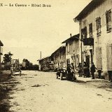Hotel Bron au centre de Birieux en juin 1929