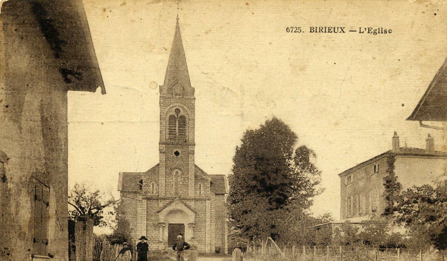 Eglise de Birieux dans la Dombes