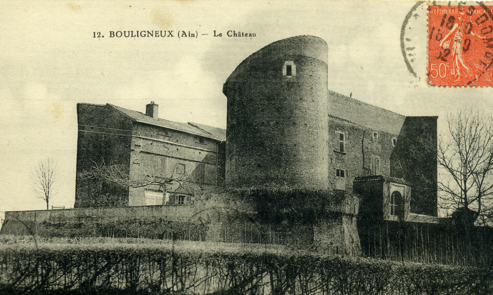 Chateau_11_GB.jpg - Le chateau de Bouligneux en 1932
