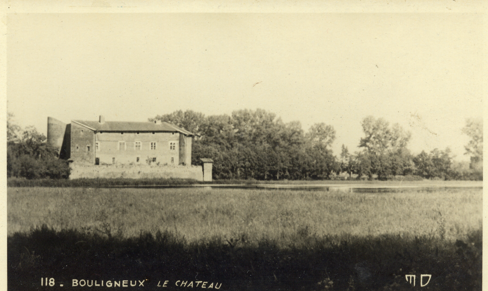 Chateau_14_GB.jpg - Le chateau de Bouligneux en 1948