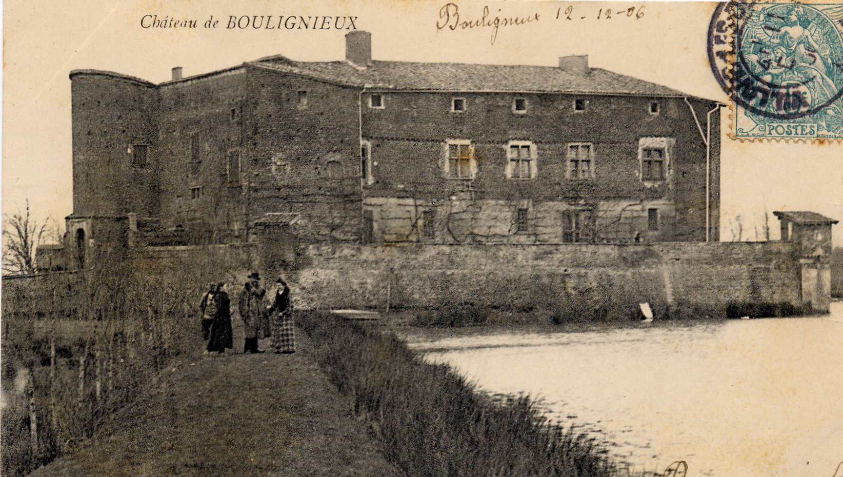 Chateau_4_GB.jpg - Le chateau de Bouligneux en 1906