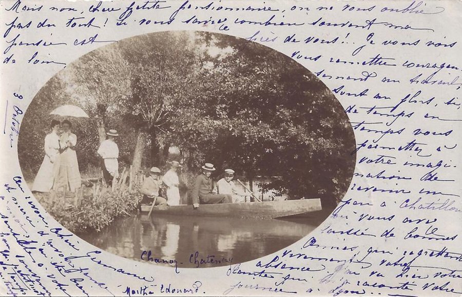Carte photo Chanoz Chatenay