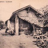 La scierie de Chanoz Chatenay dans la Dombes en 1945 La scierie de Chanoz Chatenay dans la Dombes en 1945