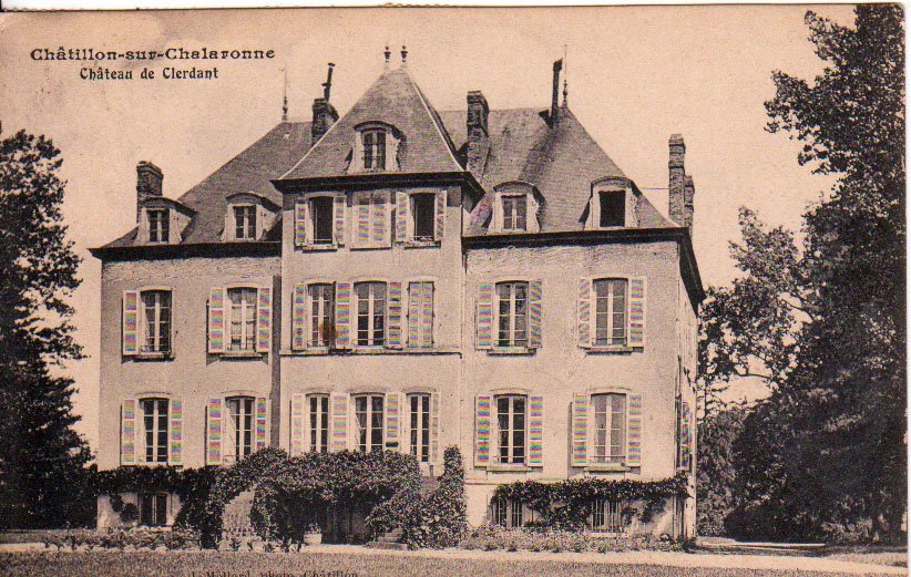 Chateau de Clerdant en 1921