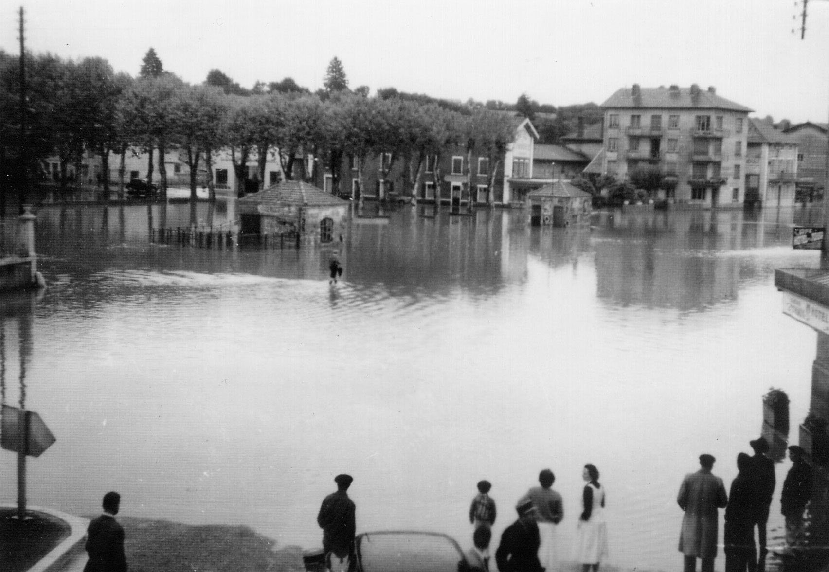 Photo de l'inondation du 2 septembre 1956