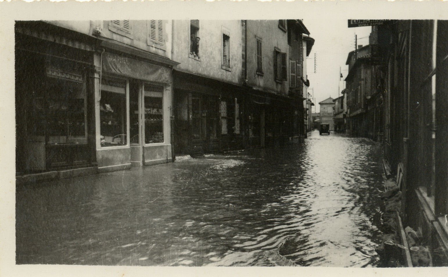 Photo de l'inondation de octobre 1935