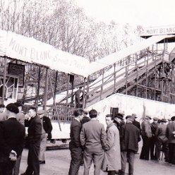 Foire de la Toussaint à Chatillon sur Chalaronne sous les halles dans la Dombes en 1960