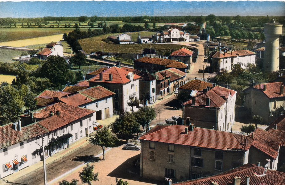 Vue générale de Marlieux dans la Dombes