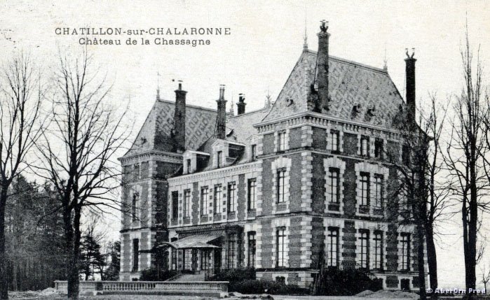 Chateau de la Chassagne à Neuville les Dames dans la Dombes 