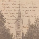 Eglise de Neuville les Dames dans la Dombes en 1904