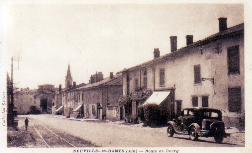 Route de Bourg à Neuville les Dames dans la Dombes