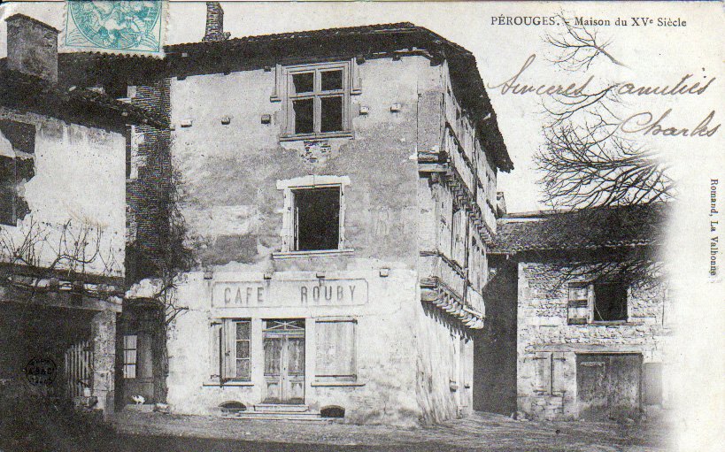 Cafe Rouby - Maintenant Hostellerie de Pérouges dans la Dombes