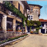 Maison à pilliers et Hostellerie à Pérouges dans la Dombes