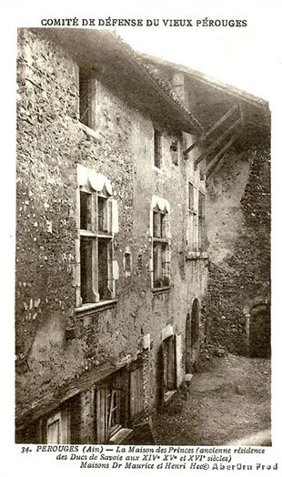 La maison des Princes à Pérouges dans la Dombes