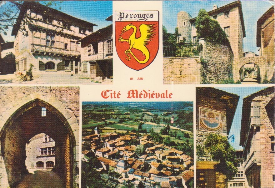 Souvenirs de Pérouges dans la Dombes
