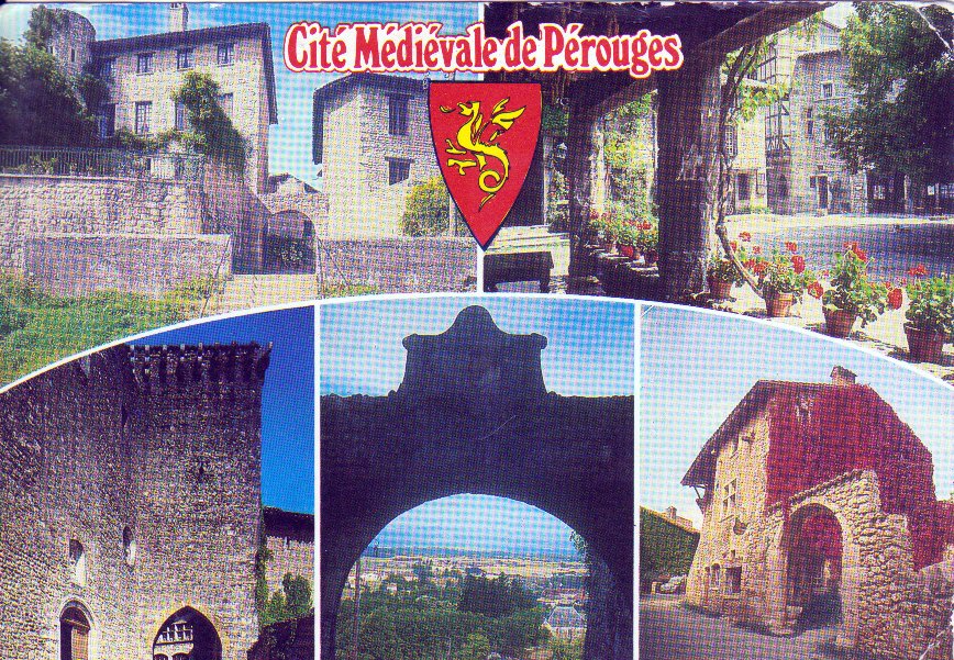 Souvenirs de Pérouges dans la Dombes