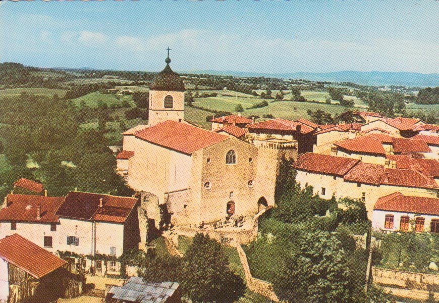 Vue générale de la cité de Pérouges