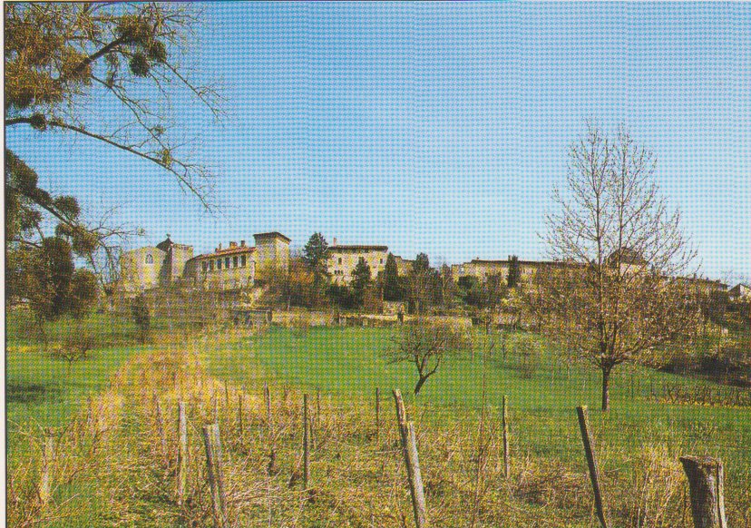 Vue générale de Pérouges dans la Dombes