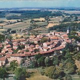Vue générale de Pérouges dans la Dombes
