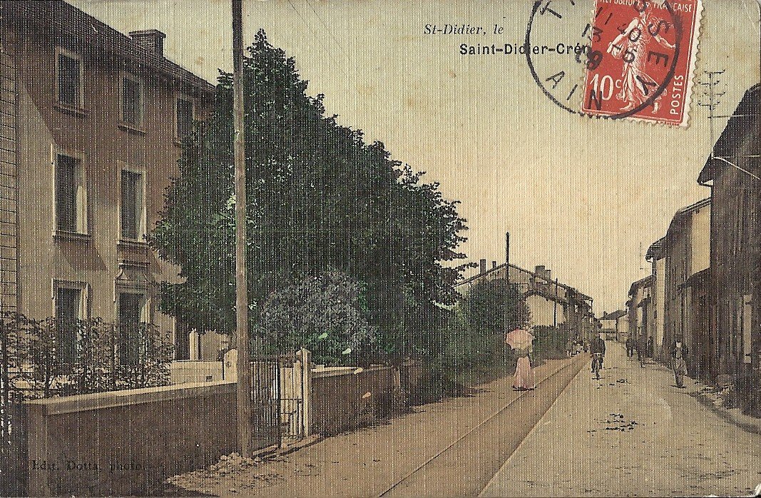 saint didier chalaronne la rue de crenans