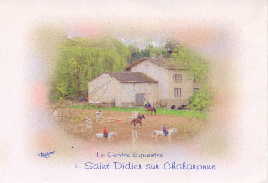 Carte numérique du centre équestre de saint Didier sur Chalaronne dans la Dombes