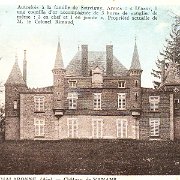 Chateau de Vanans à Saint Didier sur Chalaronne dans la Dombes en 1946
