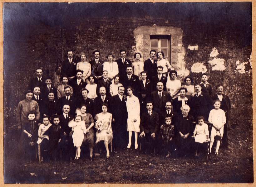 Mariage à saint Didier sur Chalaronne en 1920
