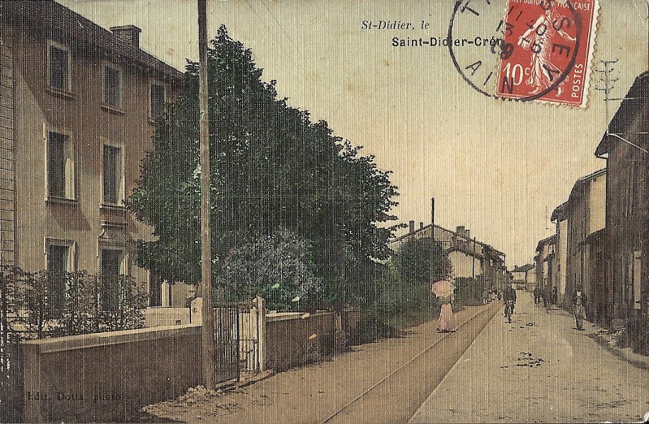 saint didier chalaronne la rue de crenans