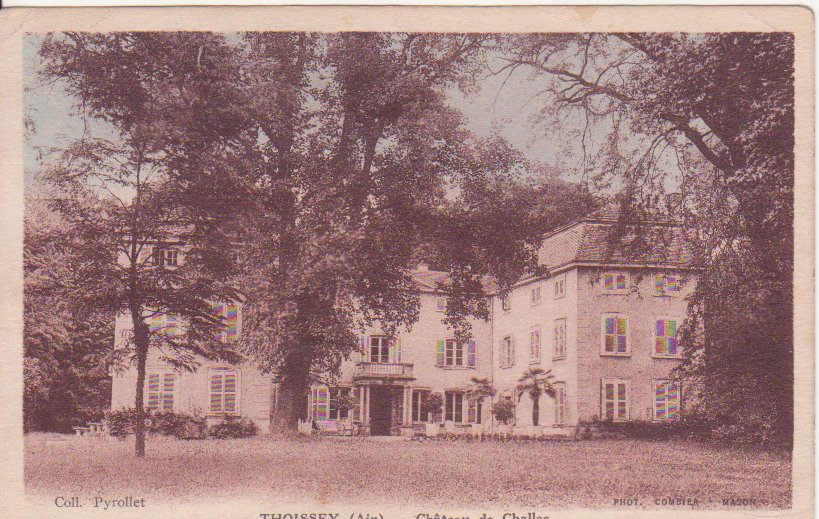 Château de Challes à Thoissey dans la Dombes 