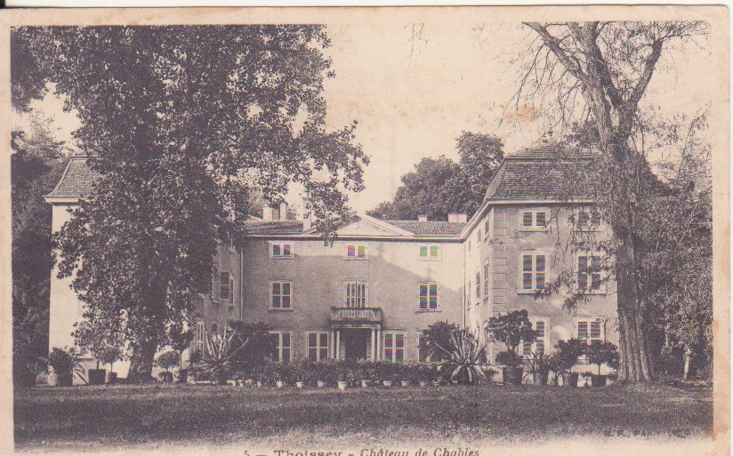 Château de Challes à Thoissey dans la Dombes