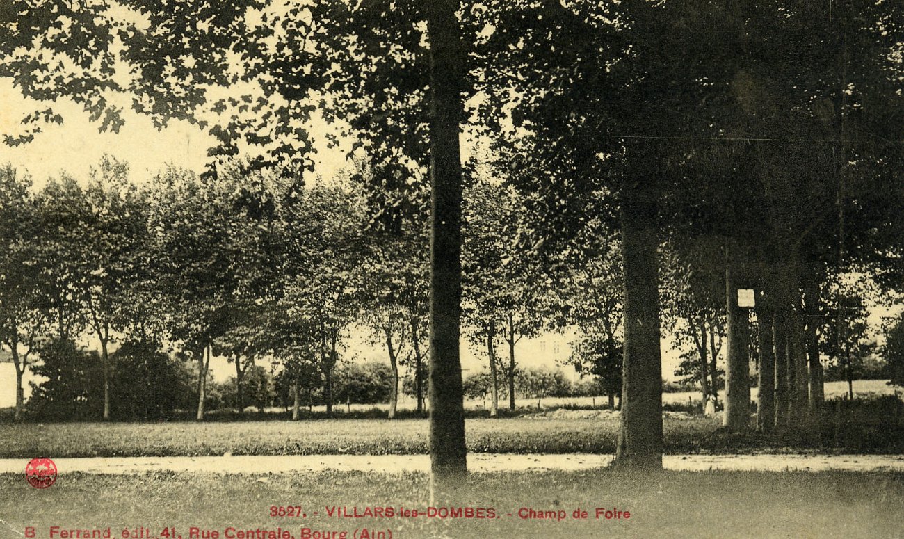 Champ de foire à Villars les Dombes