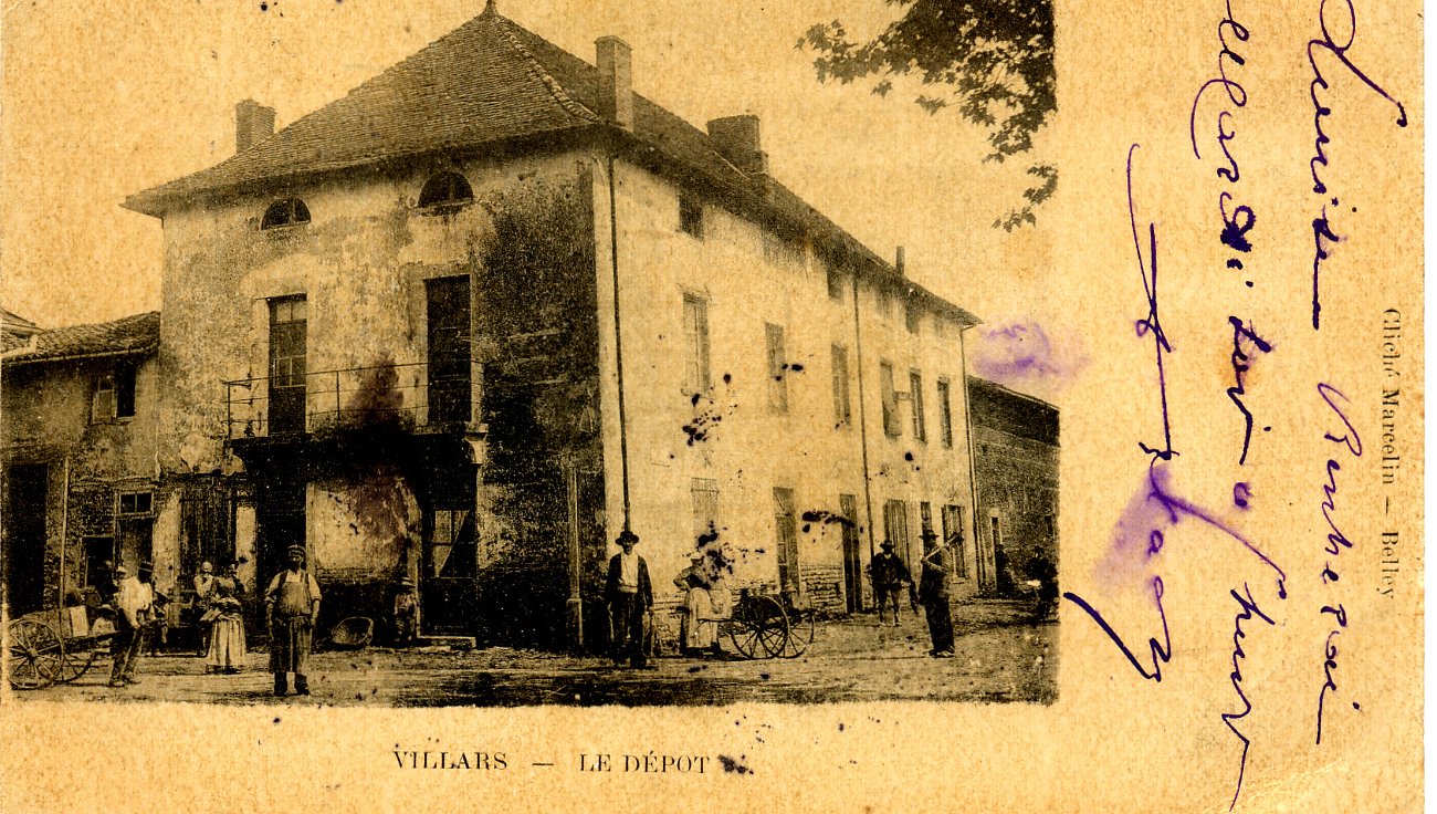 Le depot à Villars les Dombes en 1908