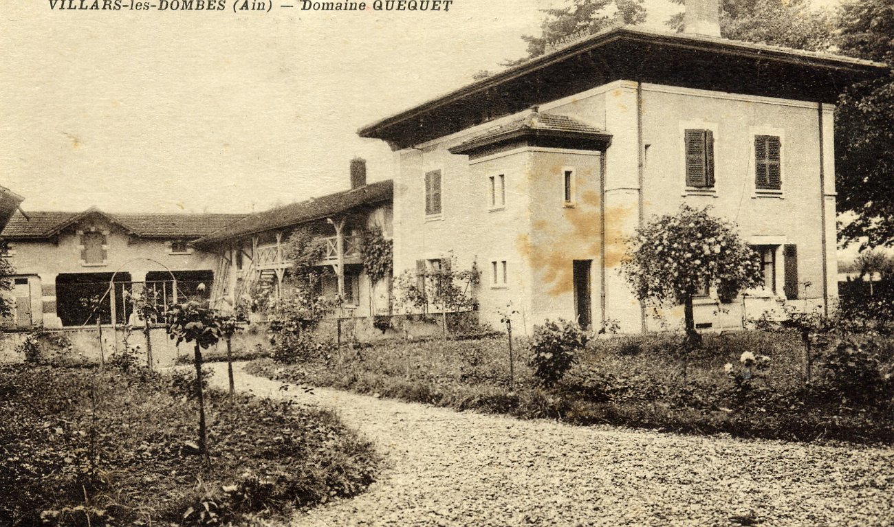 Domaine Quequet à Villars les Dombes en 1925
