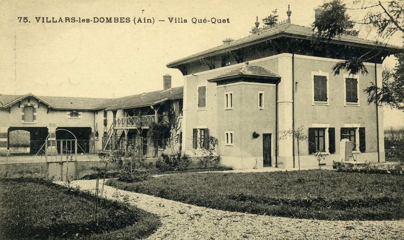 Domaine Quequet à Villars les Dombes en 1925