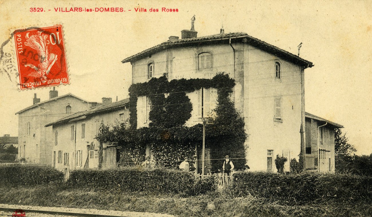 La villa des Roses à Villars les Dombes en 1911