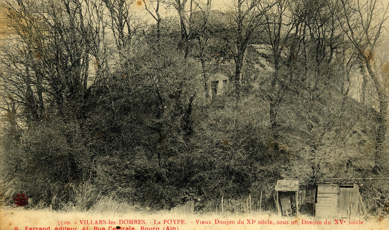Poype du vieux donjon de Villars les Dombes en 1912