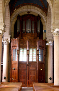 Orgue de Jassans-Riottierdans la Dombes Nef