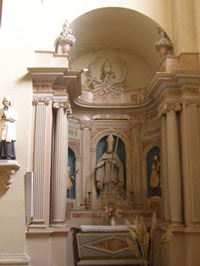 La chapelle Saint Denis  l'glise de saint Triviers sur Moignans dans la Dombes